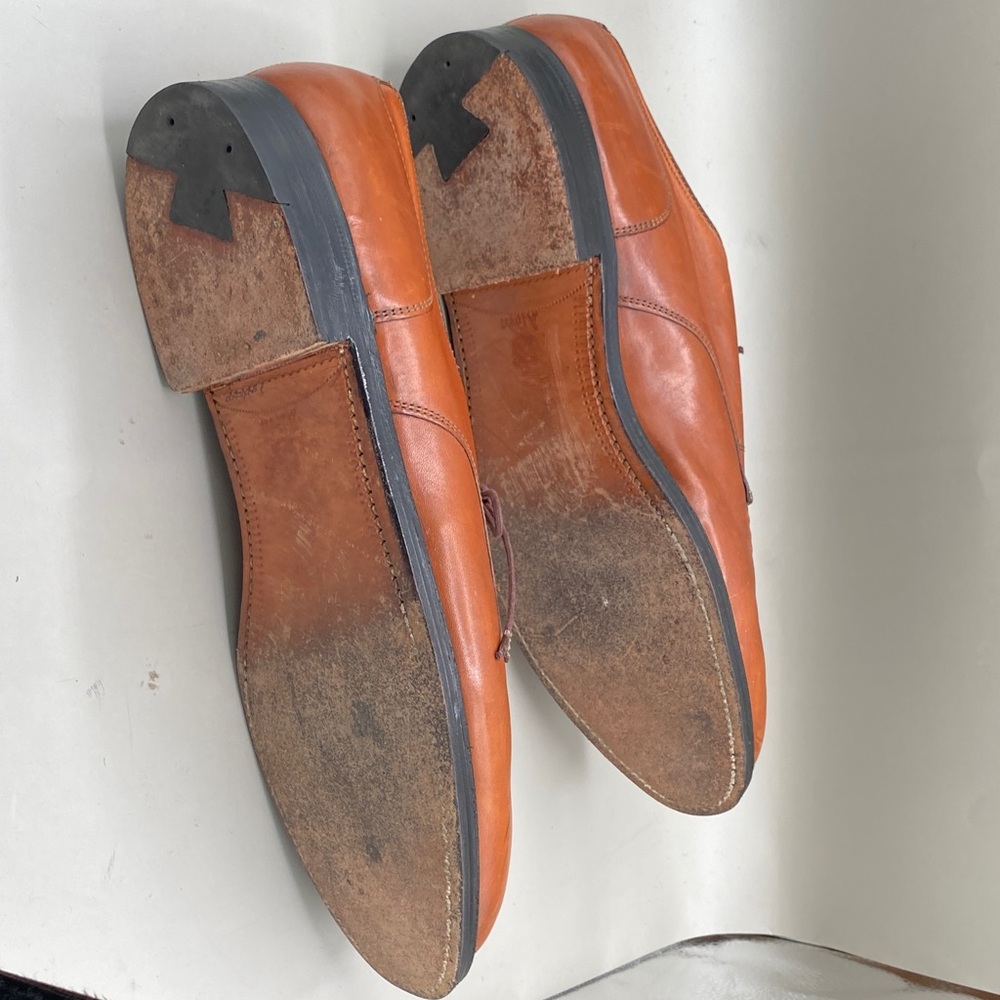 Alden Brown Leather Men's Oxfords (lot 430) - Picture 8 of 13
